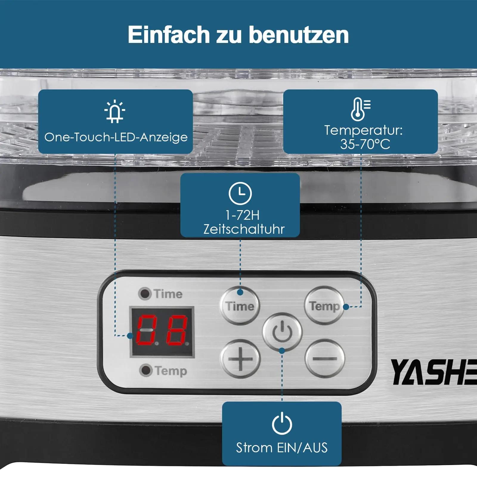 YASHE GGJ-261B kuivatid – detailne lähivaade
