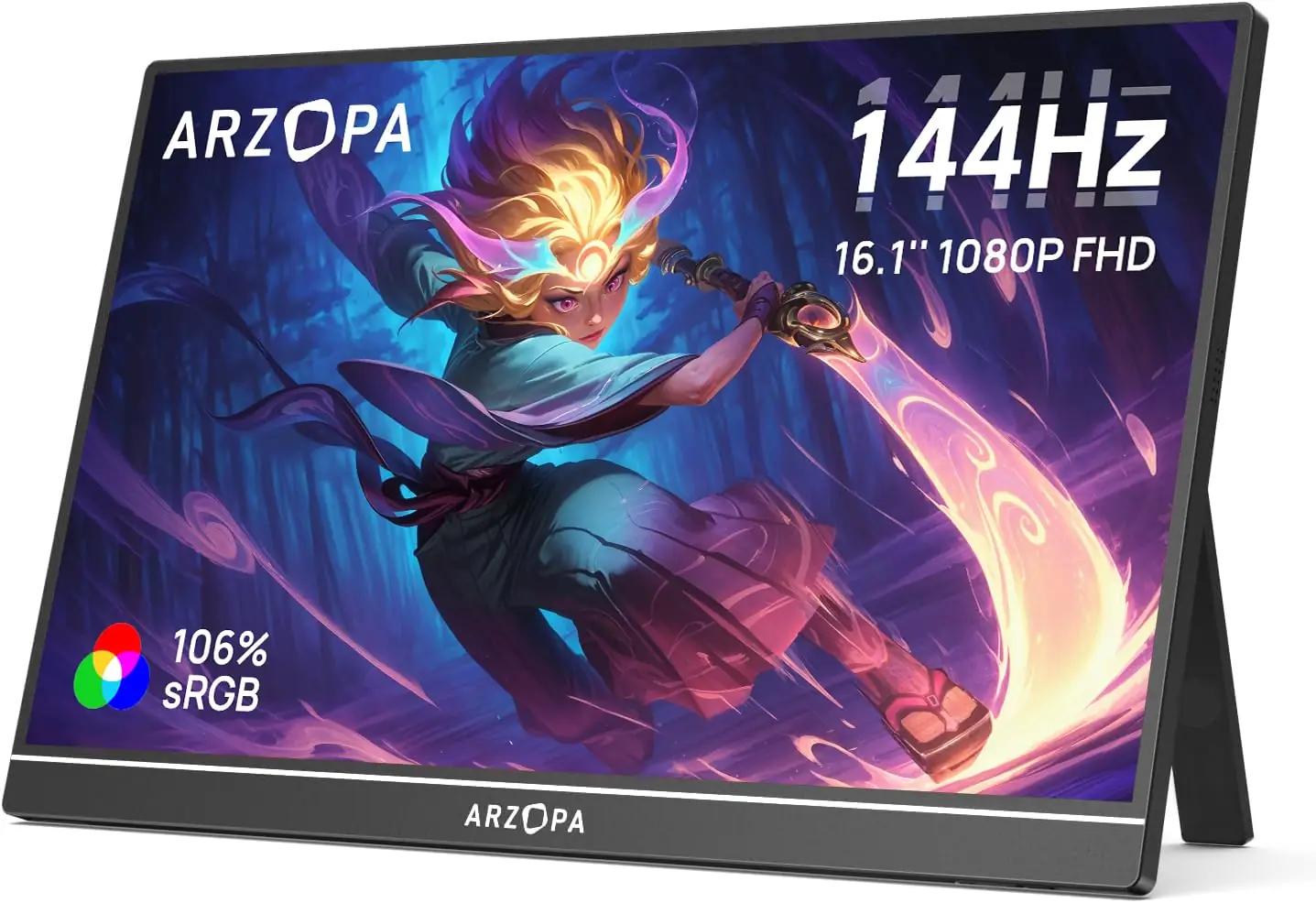 ARZOPA õhuke 16,1″ kaasaskantav monitor – ideaalne mängimiseks