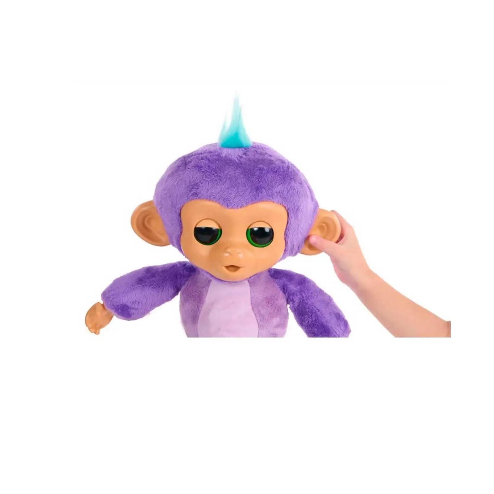 Fingerlings pehme interaktiivne lillas plüüsahv lastele – pilt 6