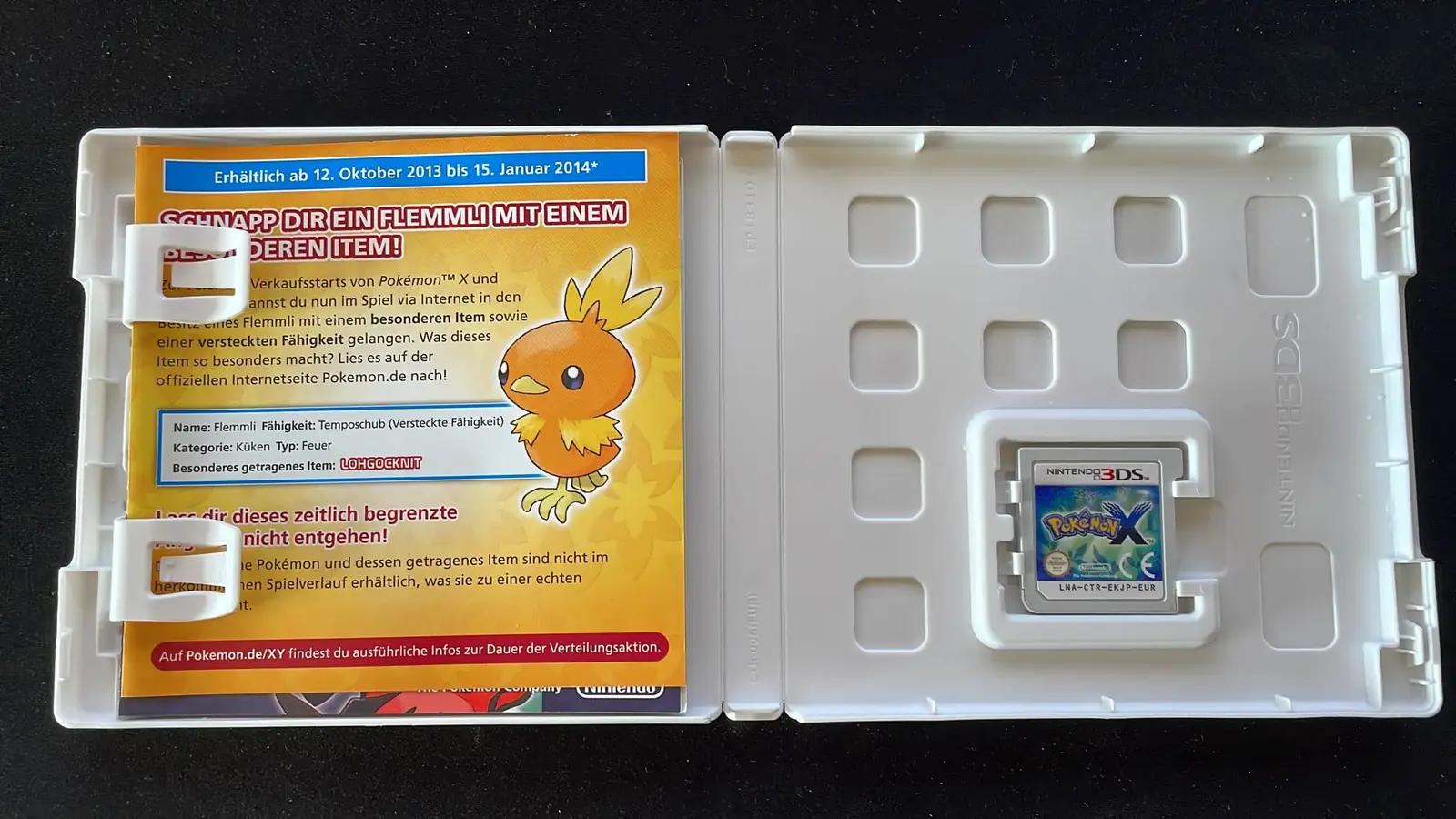 Nintendo Pokémon X — klassikaline mäng 3DS süsteemile – detailne vaade