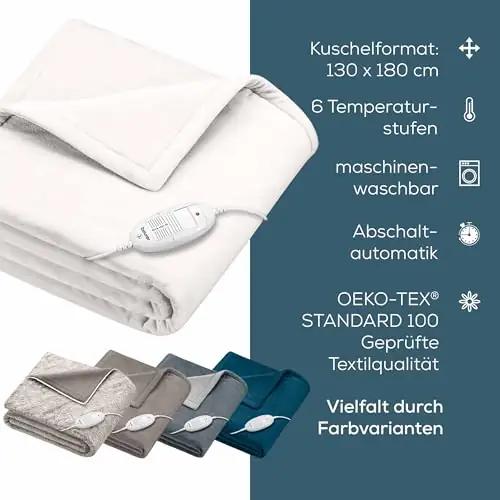 Beurer pehme soojatekk 180×130 cm – masinpesu ja turvasüsteem – pilt 10