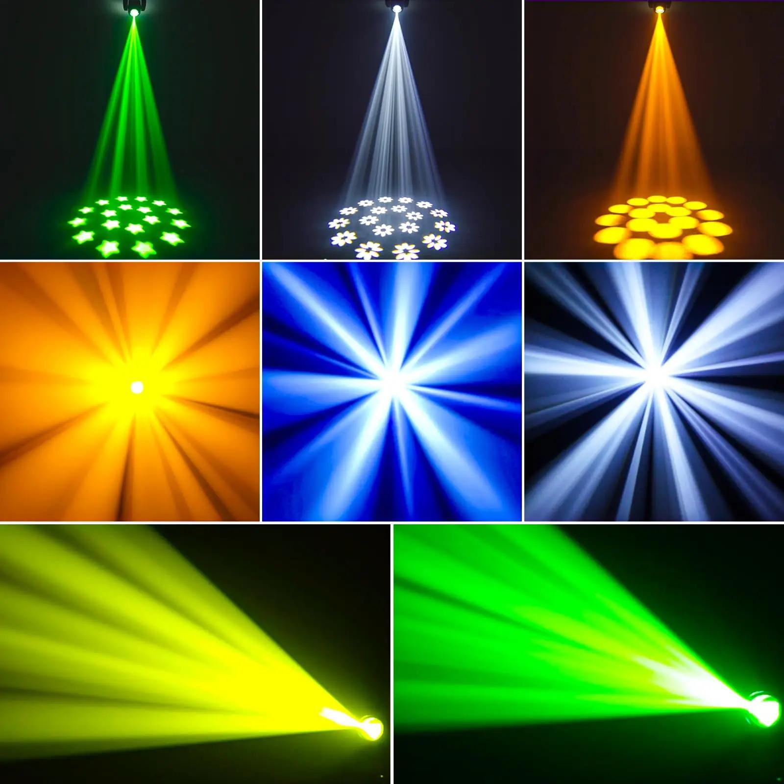 PUZILOZA 100W liikuv beam-valgusti – tugev klubi- ja DJ-valgustus – pakend ja tarvikud