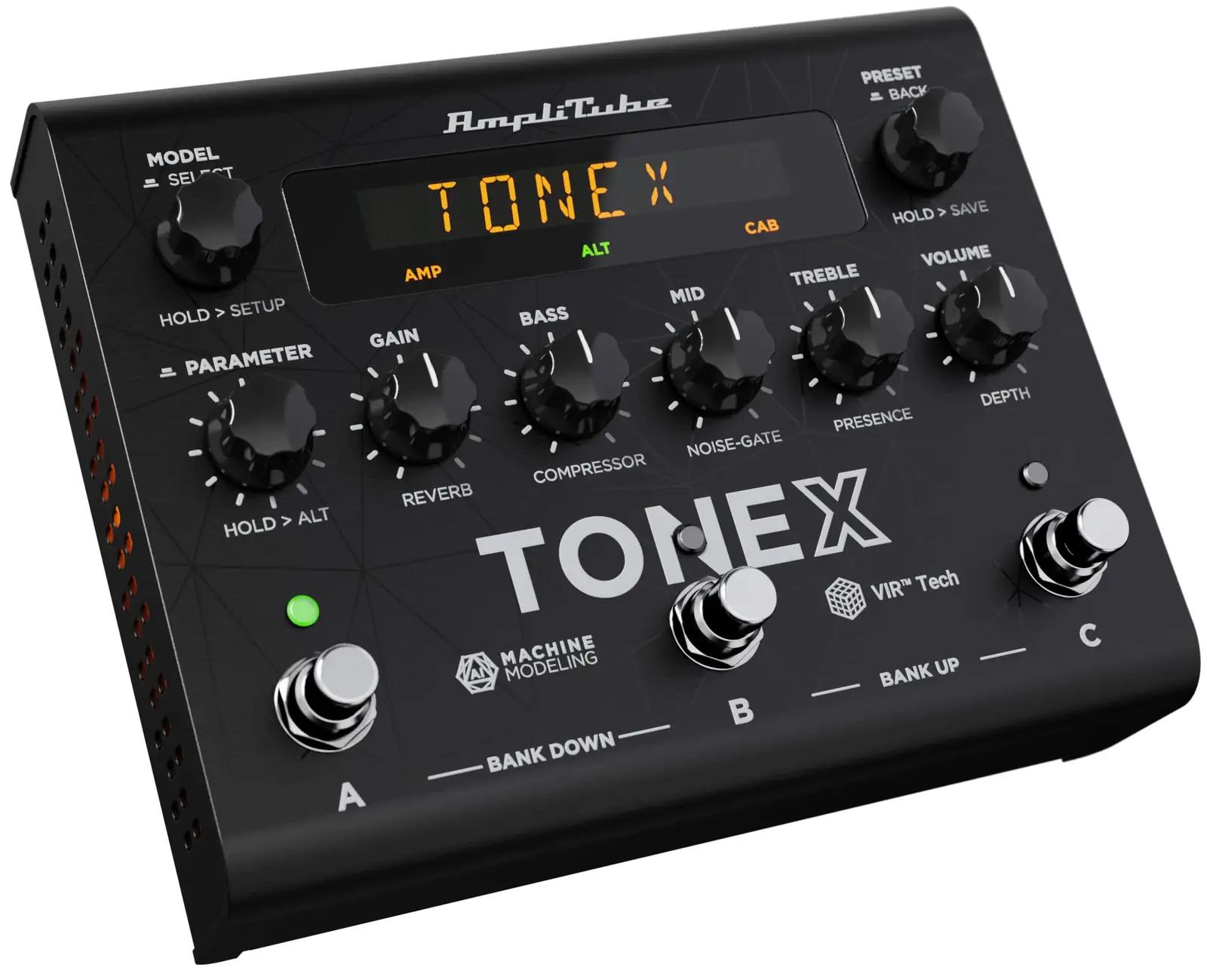 IK Multimedia distortsioon ja overdrive TONEX Pedal