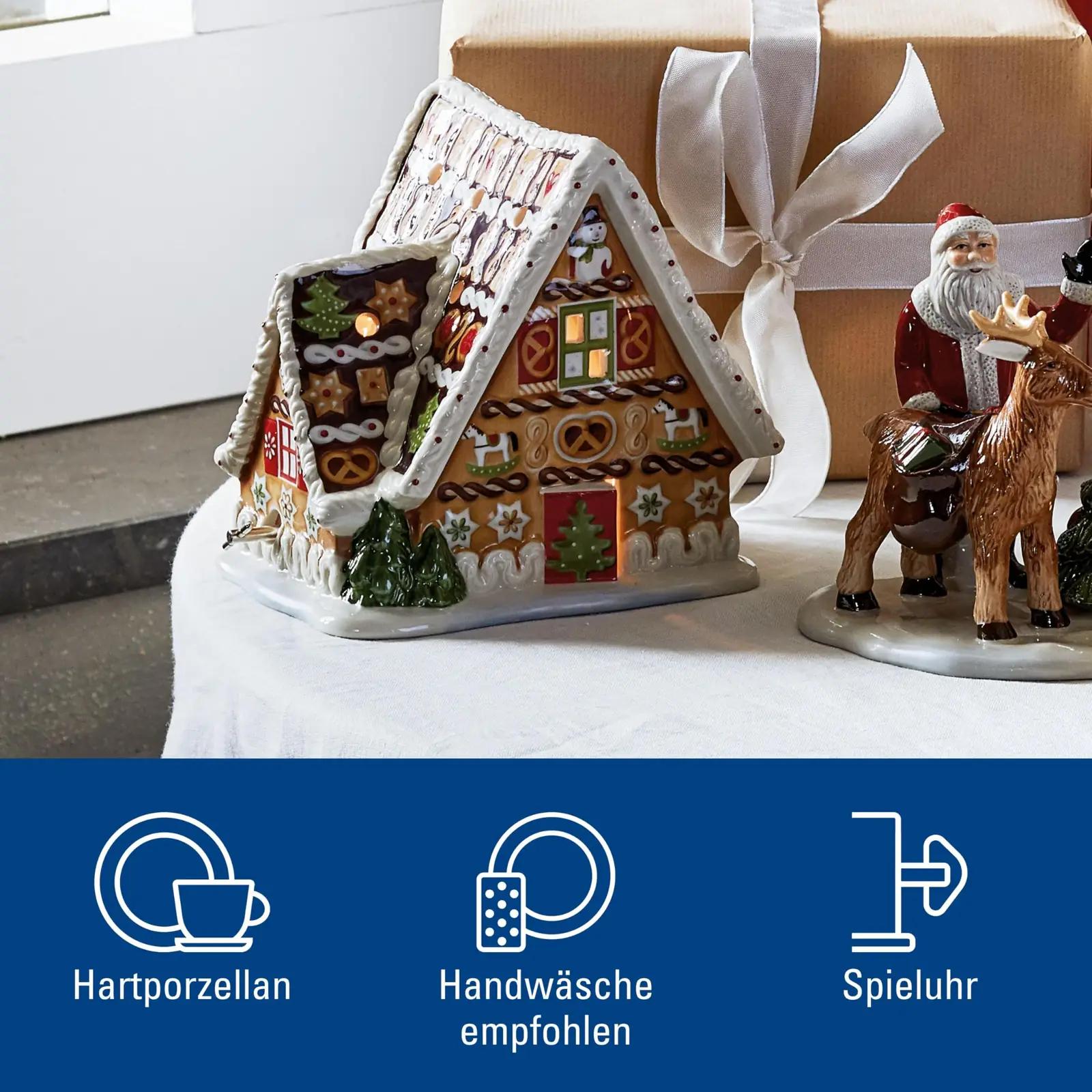 Villeroy & Boch portselanist piparkoogimaja – pakend ja tarvikud