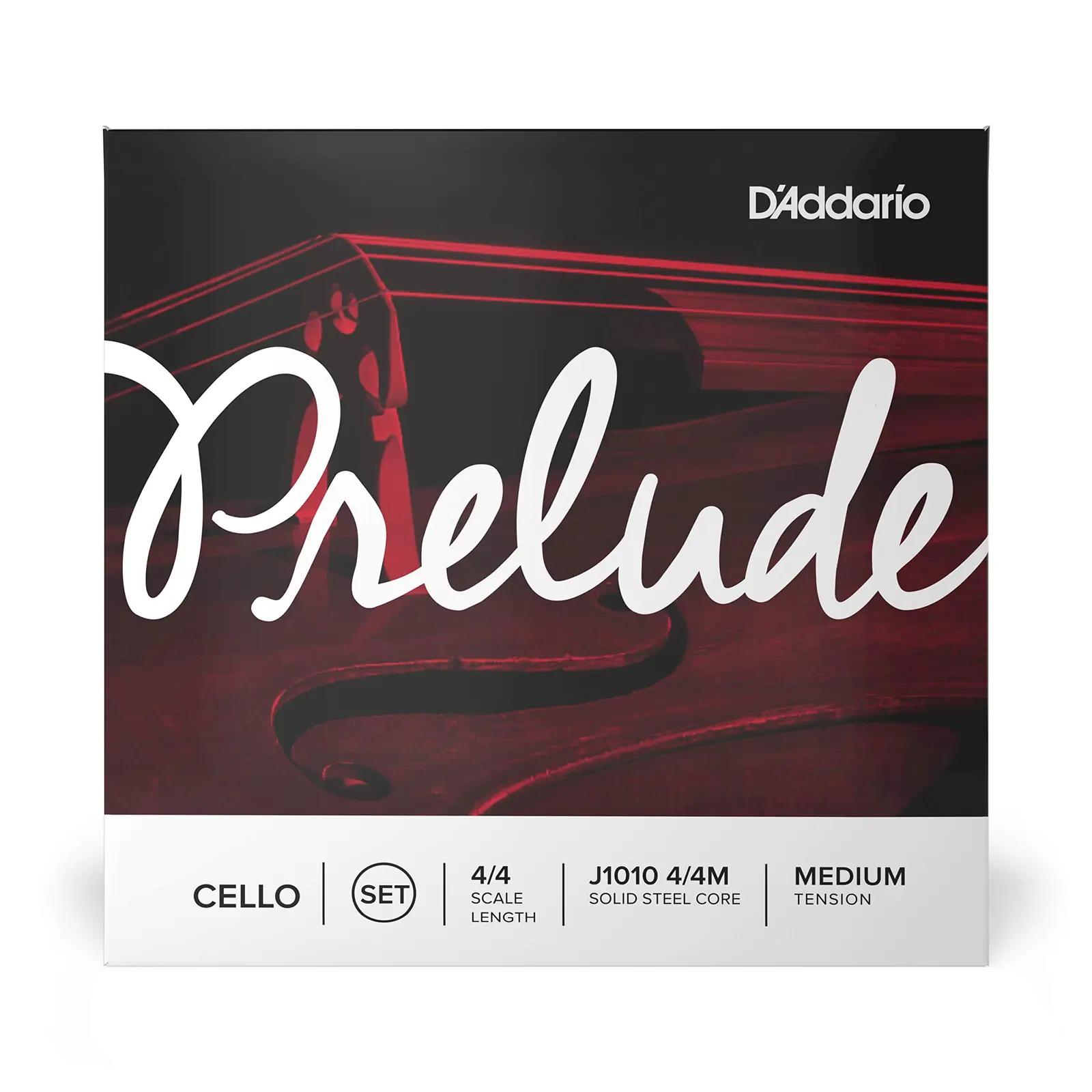 D’Addario cello keelpillikeeled – Prelude 4/4M tugev – detailne vaade