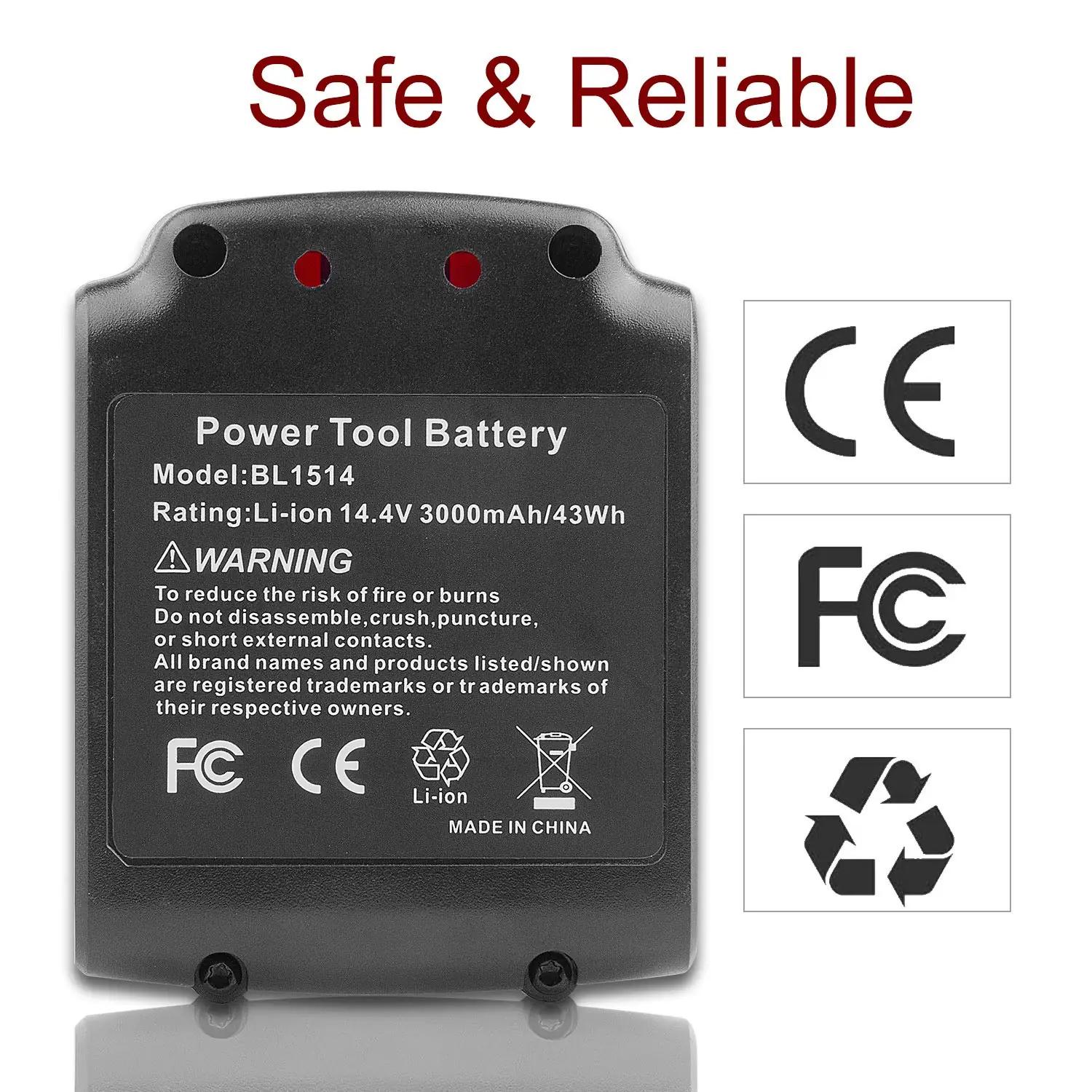 Labtec vastupidav 14,4 V 3000 mAh aku tööriistadele – lisavaade