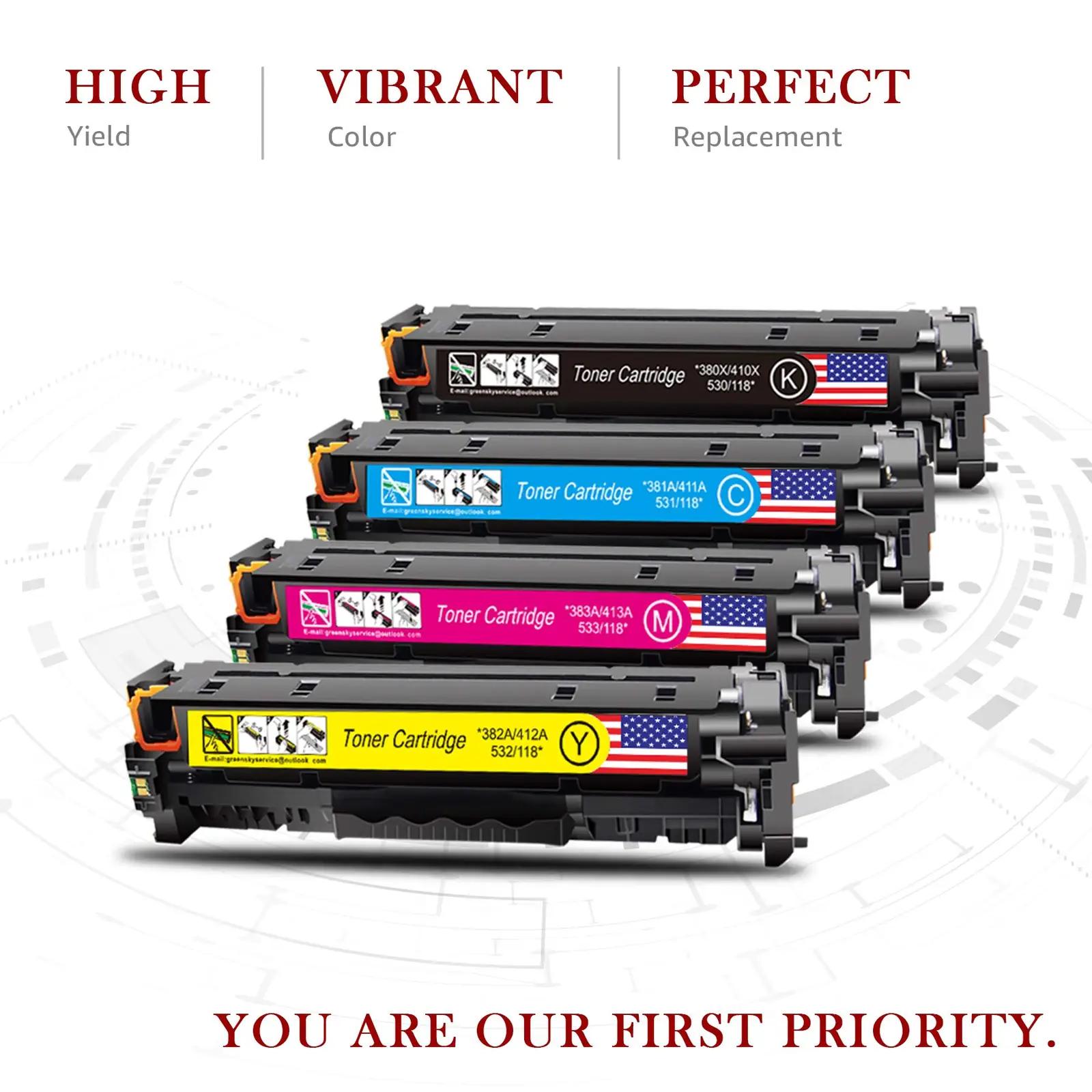 Toner Kingdom kvaliteetne 4-värvi toonerkassett – sobib HP-le – lisavaade