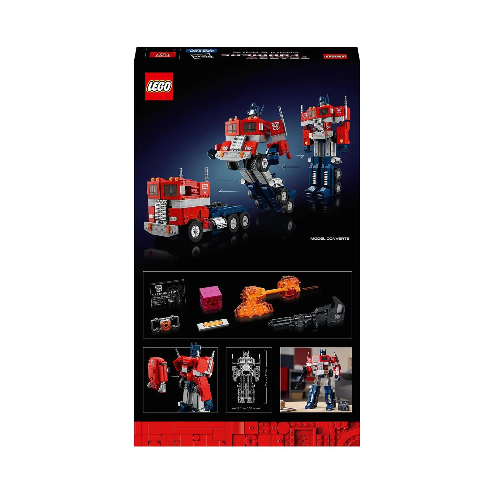 LEGO ikooniline Optimus Prime – detailne 2in1 komplekt – pilt 7