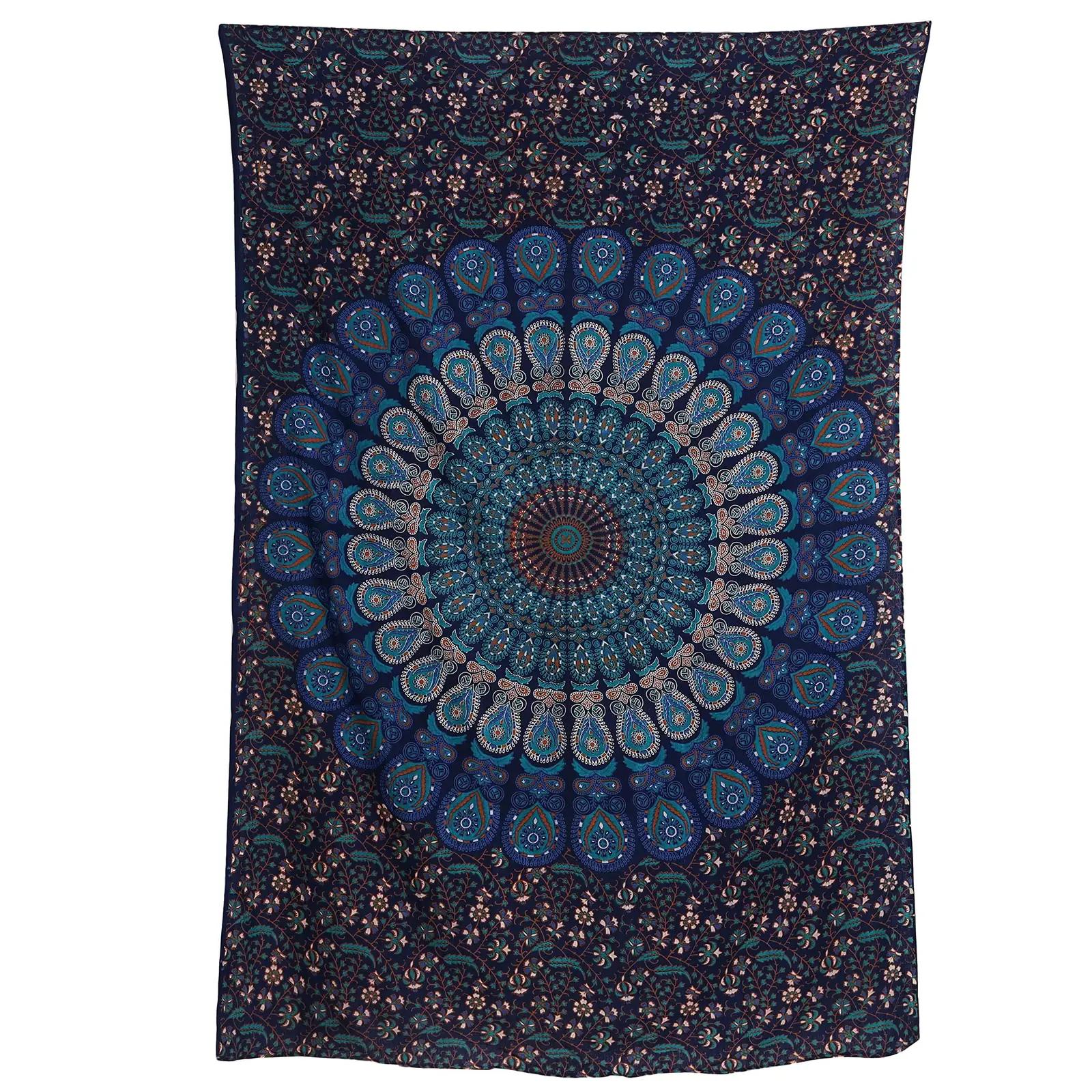 Bless International puuvillane peacock mandala tapeet — – pakend ja tarvikud