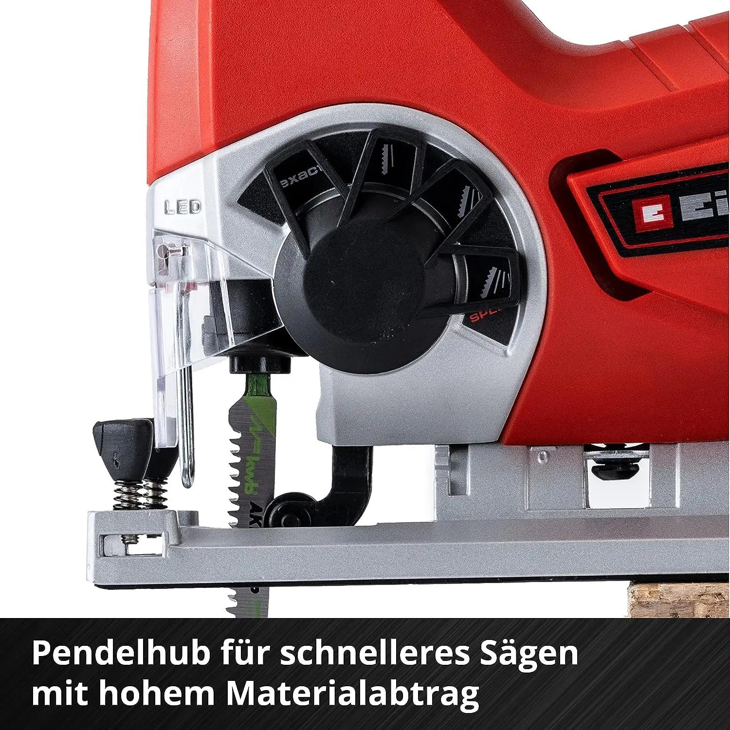 Einhell kvaliteetne akuga saag – täpne lõikamine puidule – pilt 7