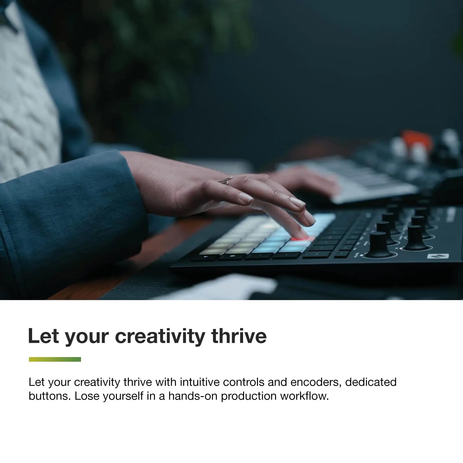 Novation groovebox: kerge süsinikkiust muusikaloome ja lavakõla – pakend ja tarvikud
