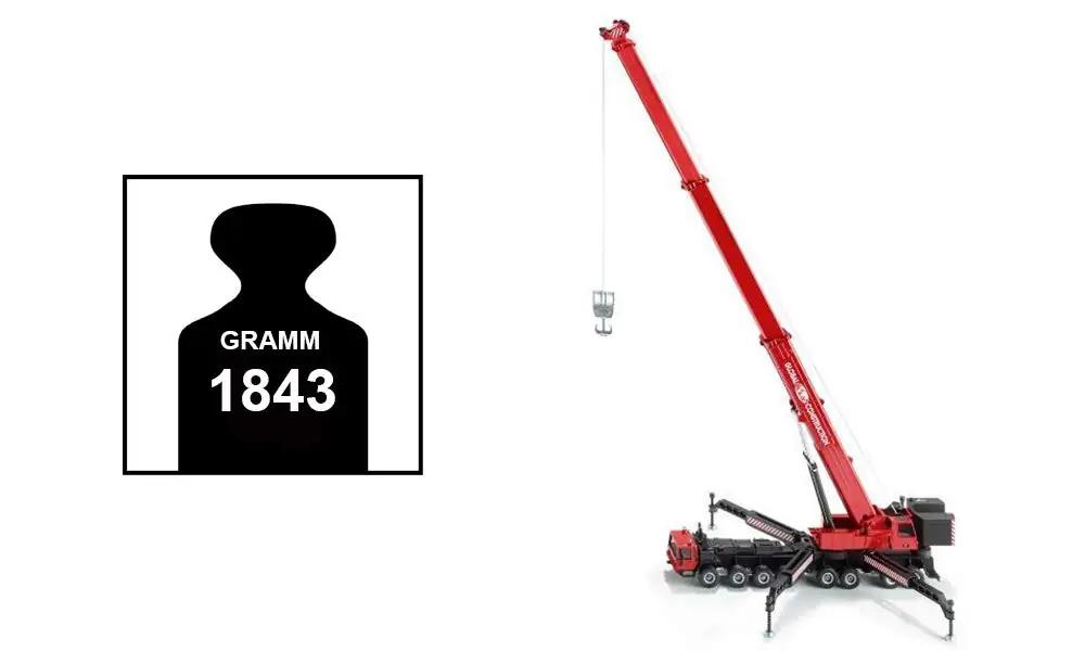 Siku metallist Mega Lifter kraana mudel – kvaliteetne kingiidee – pilt 6