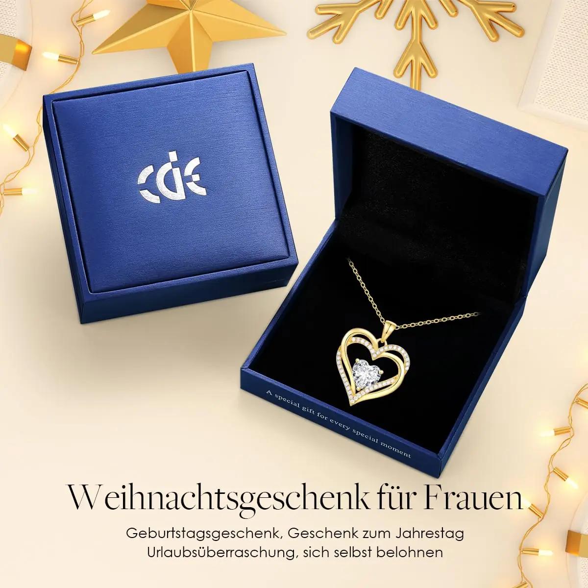 CDE sterlinghõbe südame ripats kaelakee – ideaalne kingitus – pilt 6