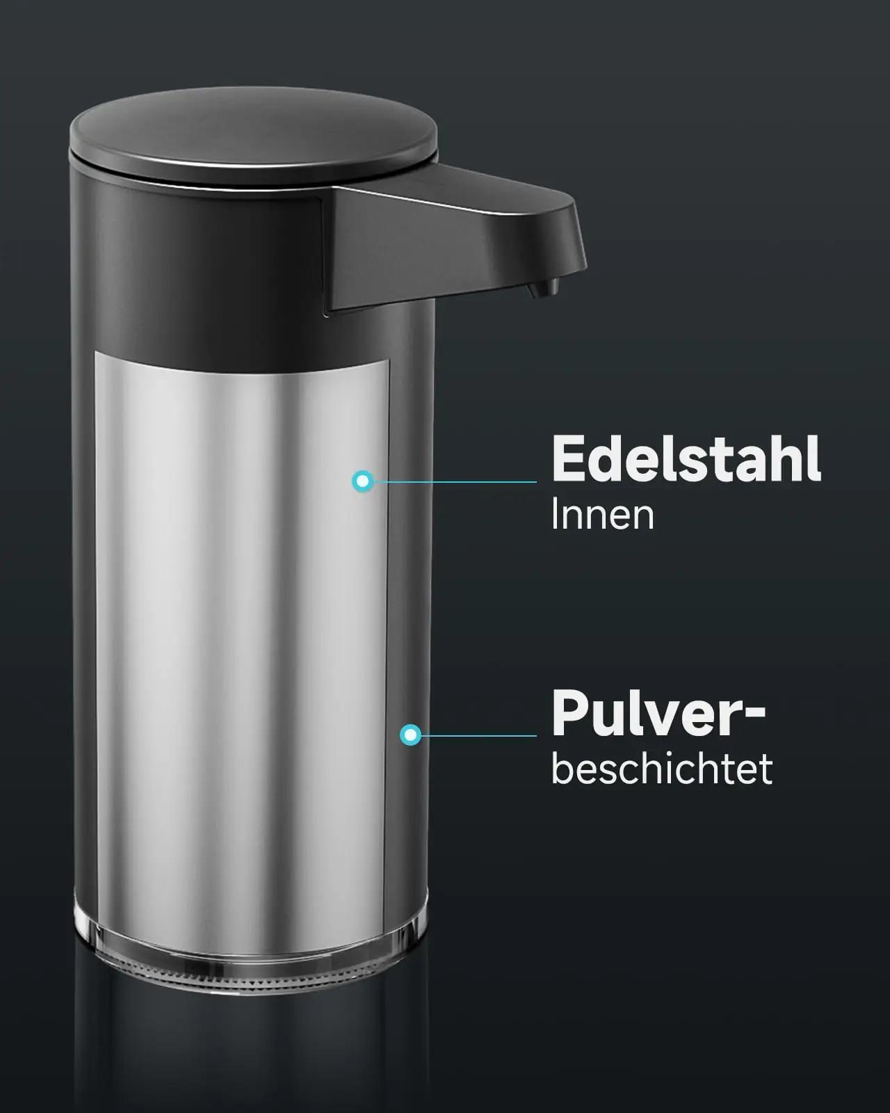 AIKE roostevaba automaatne seebidosaator — USB-C laetav 380ml – pilt 7