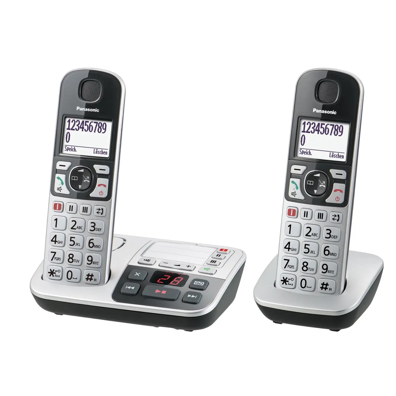 Panasonic KX-TGE522GS telefoni komplektid koos salvestiga – toote esivaade