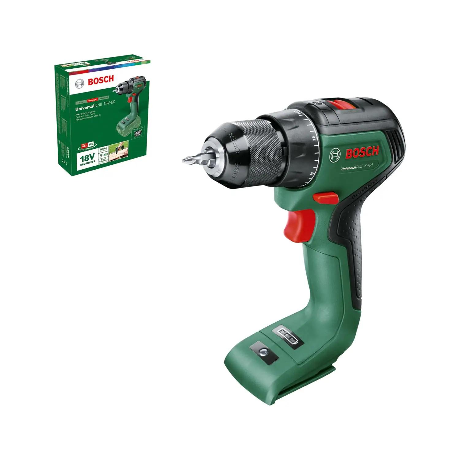Bosch vastupidav puurvasar — kompaktne 18 V UniversalDrill