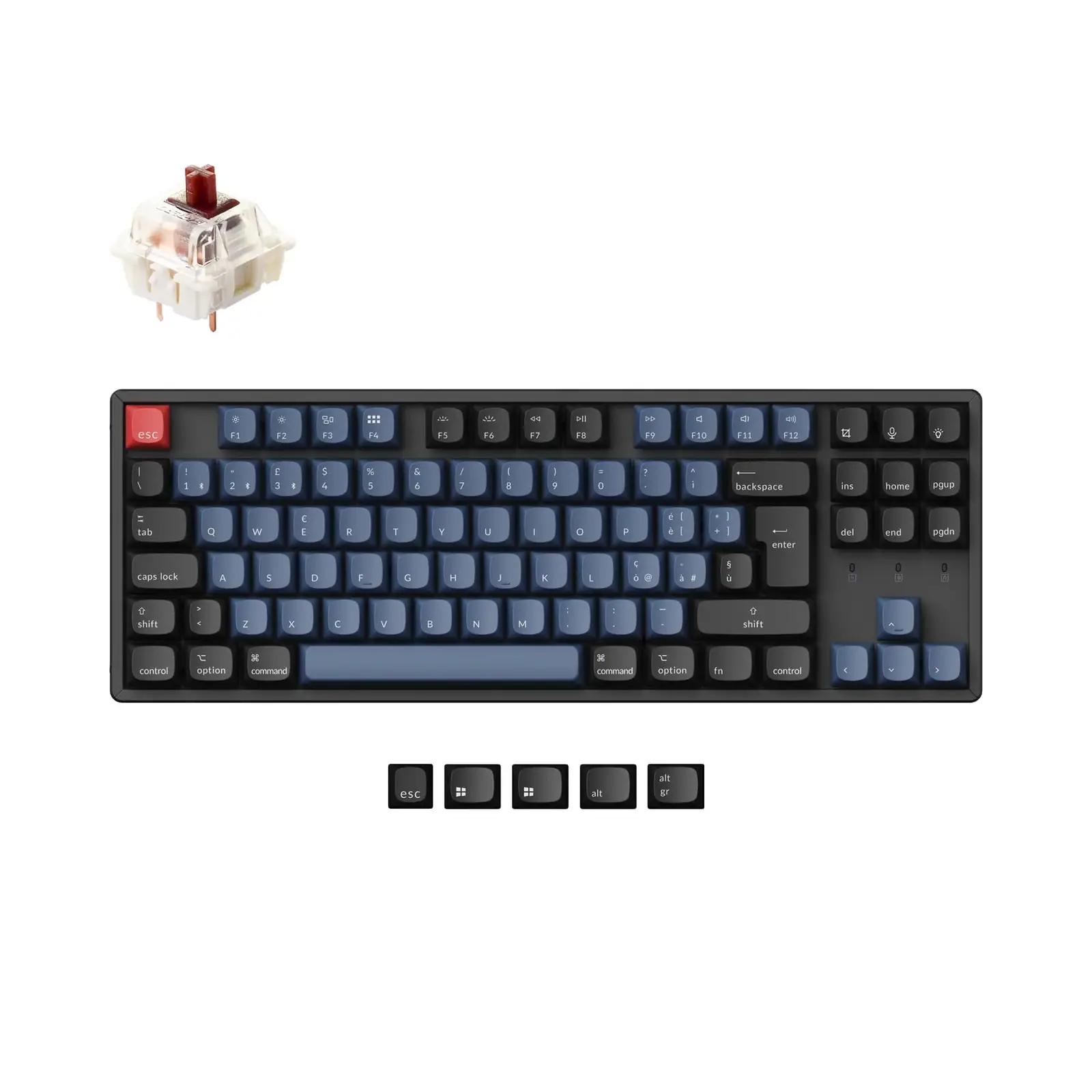 Keychron mehaaniline K8 Pro — vastupidav TKL klaviatuur