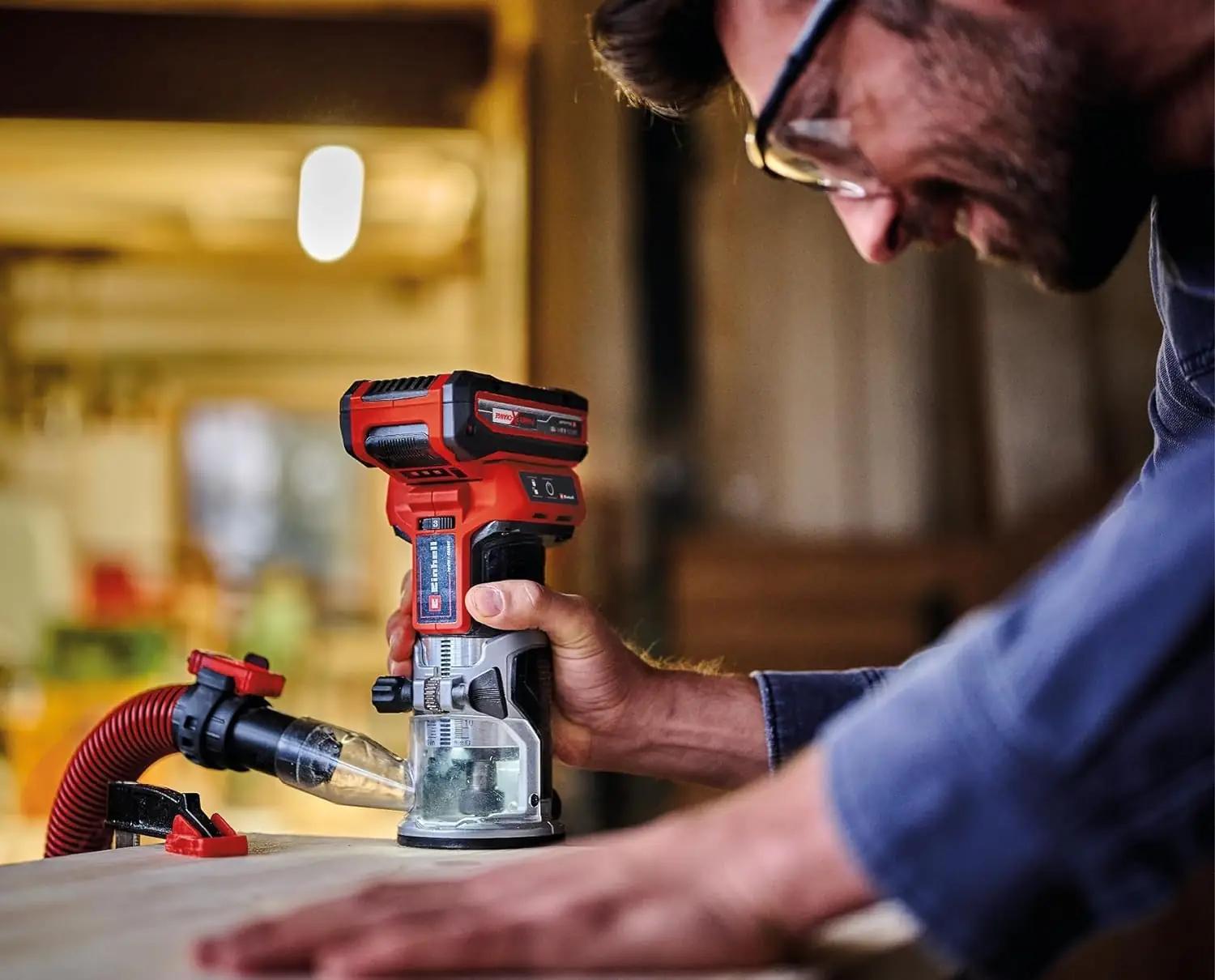 Einhell Professional aku servafrees – kompaktne ja täpne tööriist – kasutusnäide