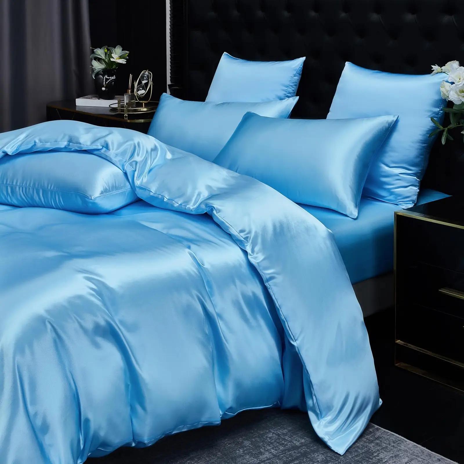 YASMENG satiinvoodipesu 240×260 cm – siidine ja pehme luksus – pakend ja tarvikud