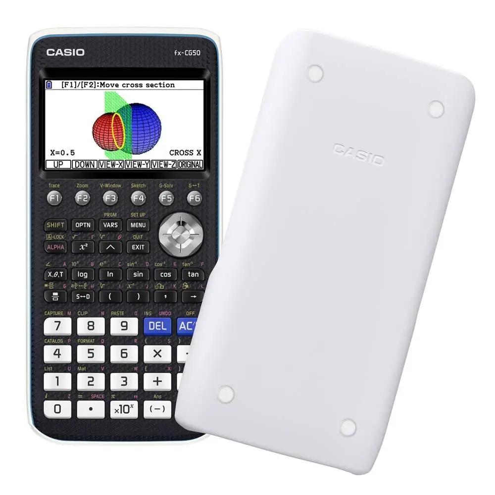 Casio FX-CG50 Kartonverpackung graafikakalkulaatorid – detailne lähivaade