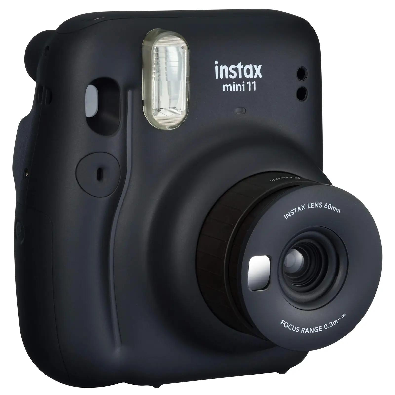 INSTAX Charcoal-Gray mini 11 — lihtne ja kaasaskantav pildikene – pakend ja tarvikud