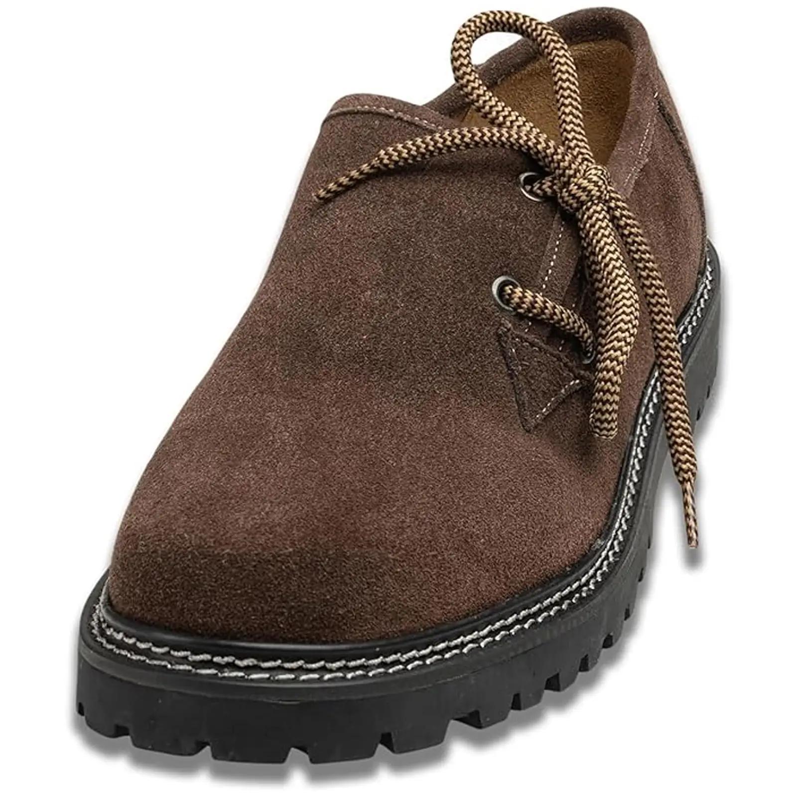 German Wear käsitööna: nahast Haferlschuhe pere teema charmiga – pilt 7