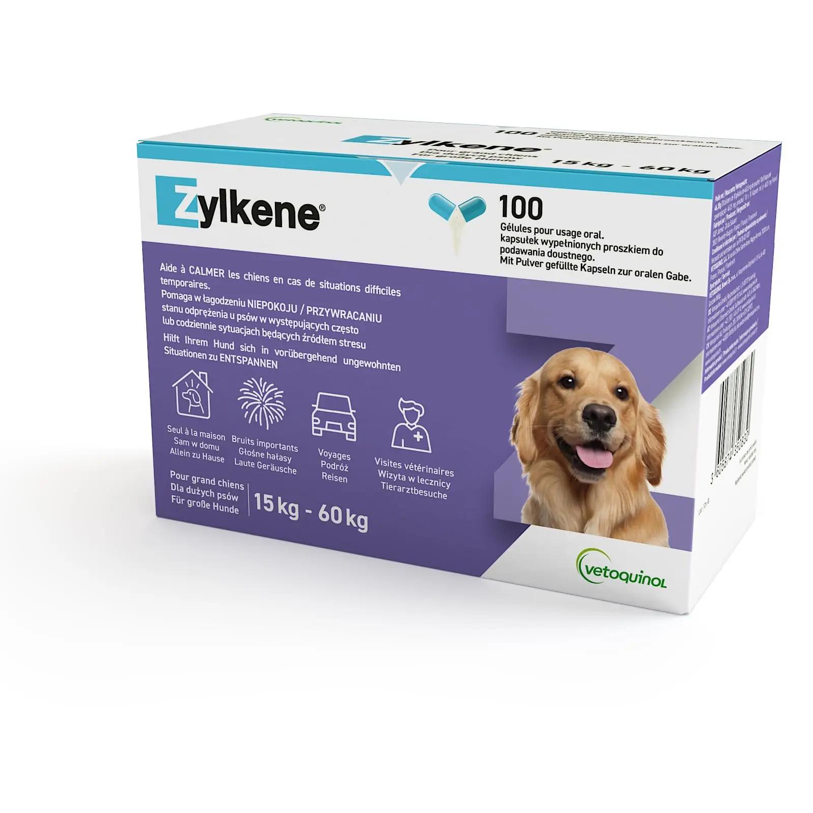 Vetoquinol Zylkene 450 mg — stressi leevendav kapsel koertele