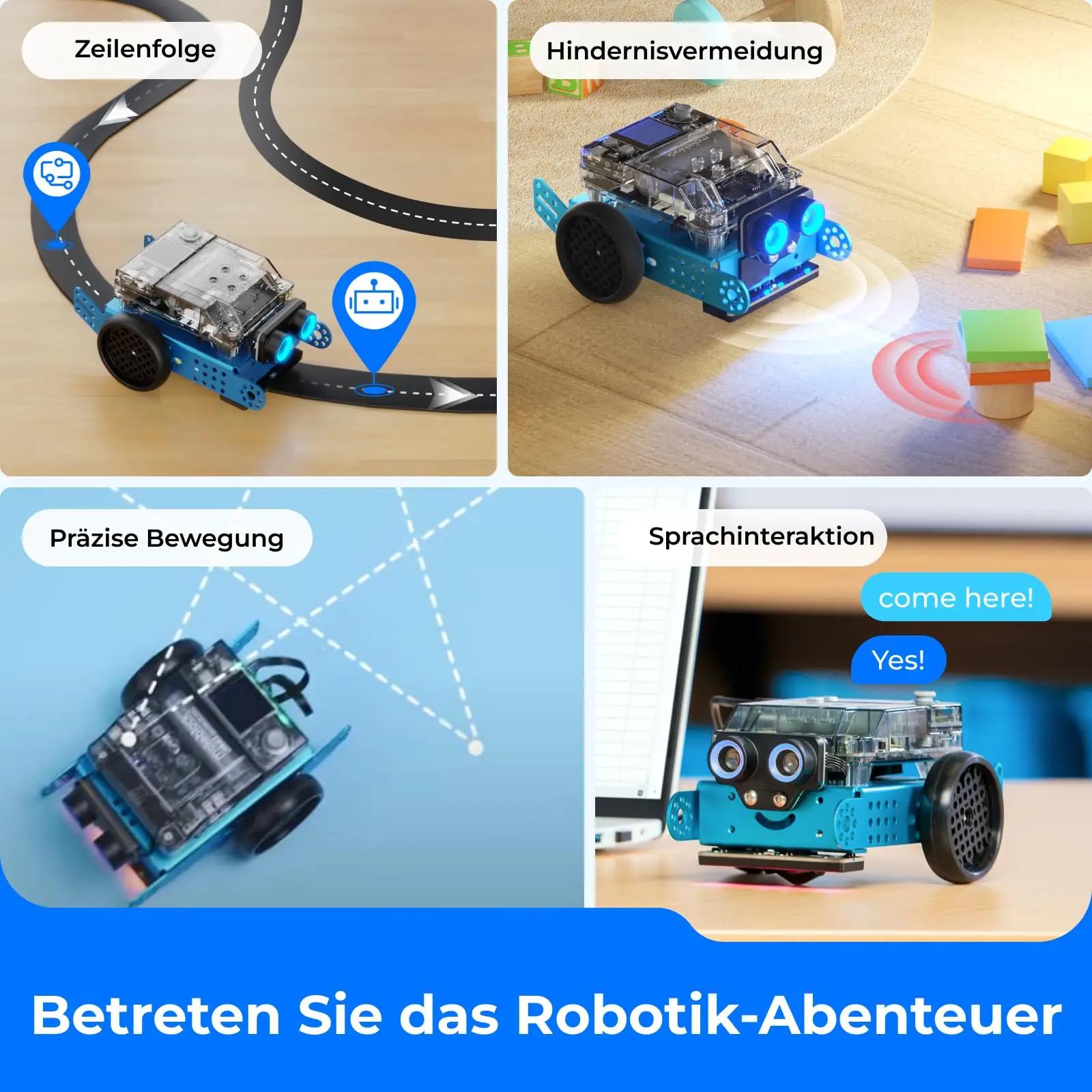 Makeblock alumiiniumist õpperobot mBot 2 lastele – kasutusnäide