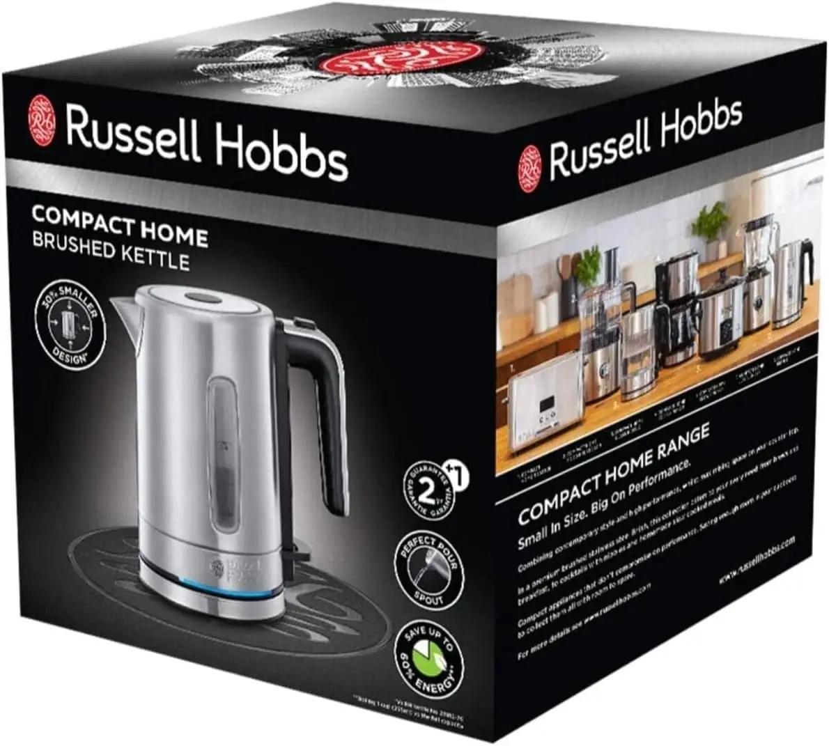 Russell Hobbs kompaktne roostevaba veekeetja 0,8 l – detailne vaade