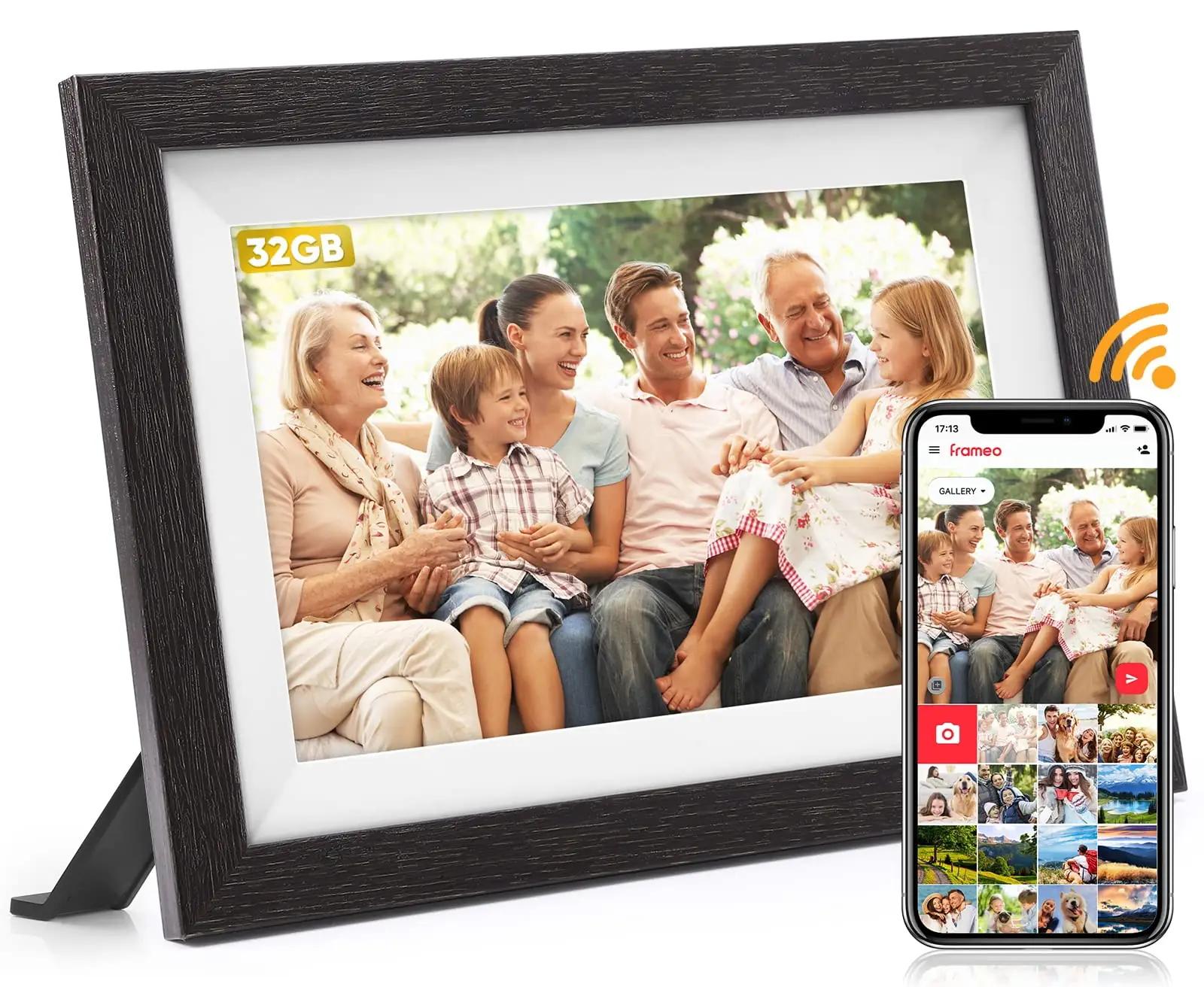 FUMAT digitaalne fotoraam 10,1″ – IPS HD, nutikas jagamine