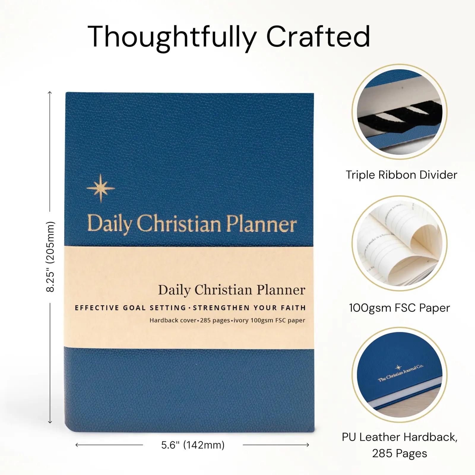 The Christian Journal Co. sinine PU-pliiatsiga usutruu – lisavaade