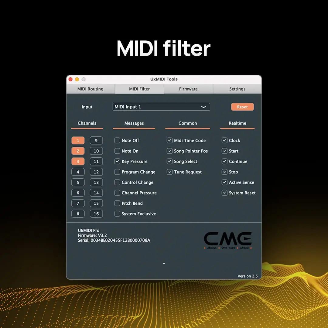 CME muusikariistad ja dj-varustus U6MIDI Pro – pilt 8