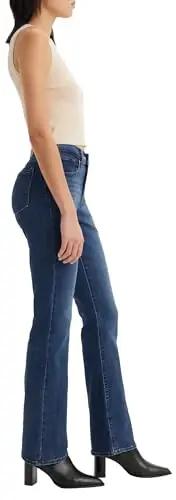 Levi’s mugavad bootcut teksad naistele — pehme puuvill – detailne vaade