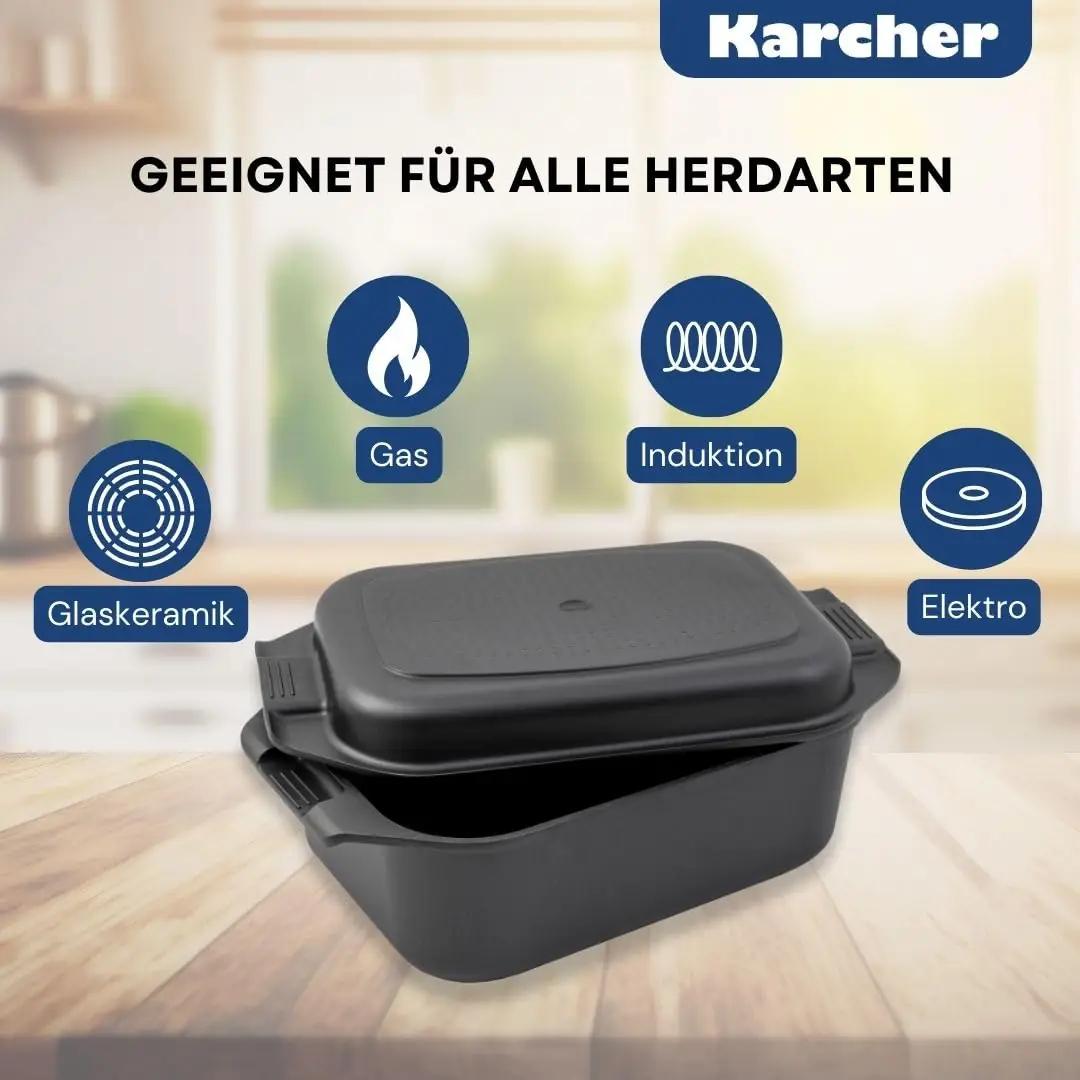 Kärcher alumiiniumbräter induktsioonile – 8,7 l koos kaanega – lisavaade