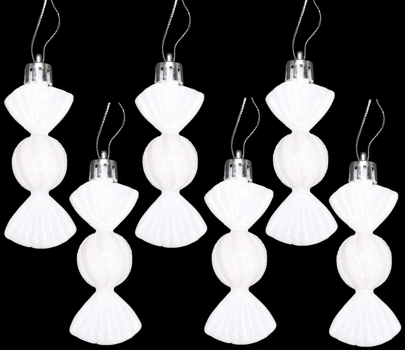 Christmas Concepts valged mini-kuulid 6–8 cm