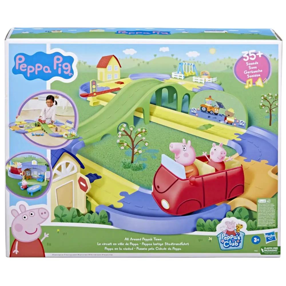 Peppa Pig plastmängu komplekt — linnaajalugu ja lõbu – pakend ja tarvikud