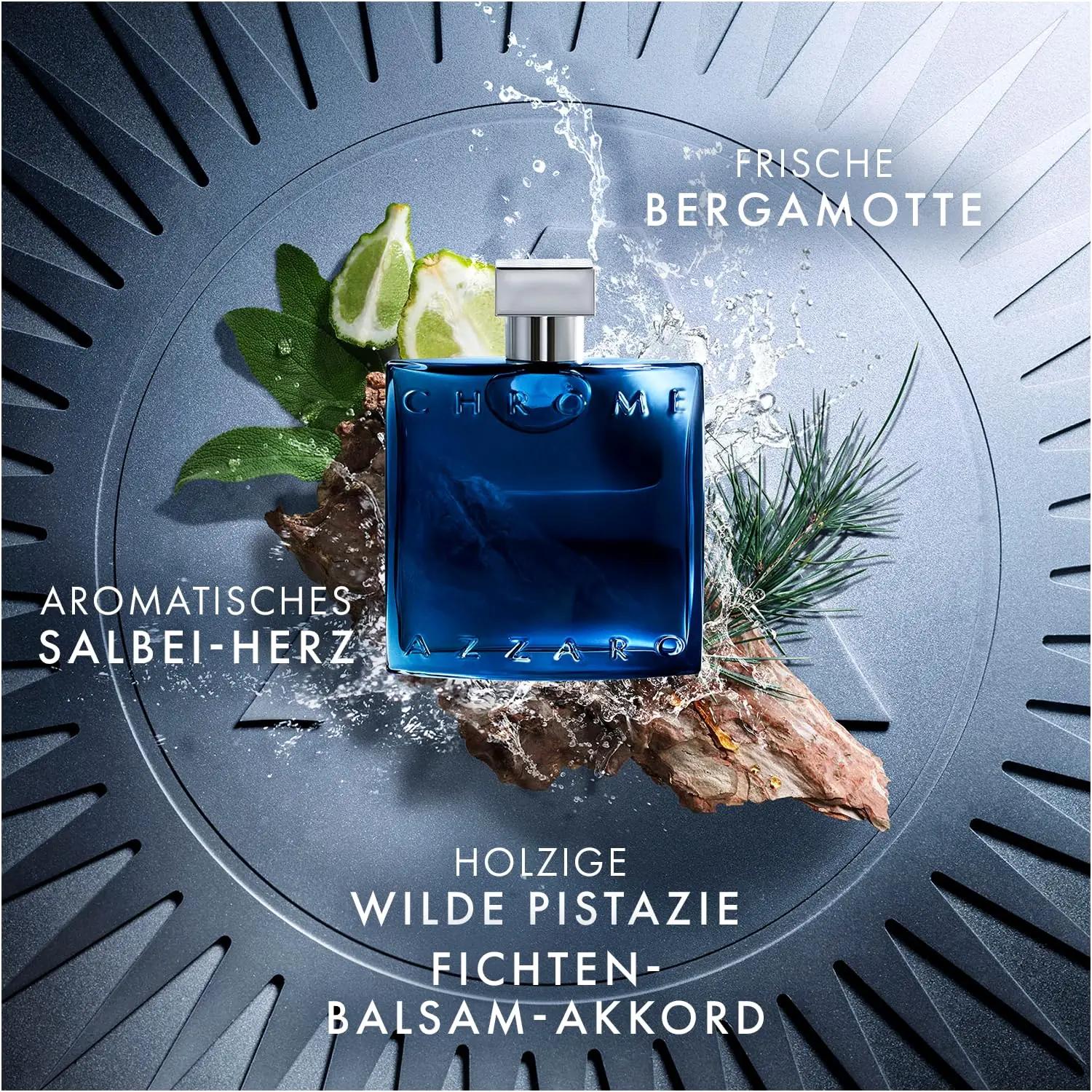 Azzaro Chrome Parfum — värskendav bergamot’i meeste lõhn 100 ml – detailne vaade