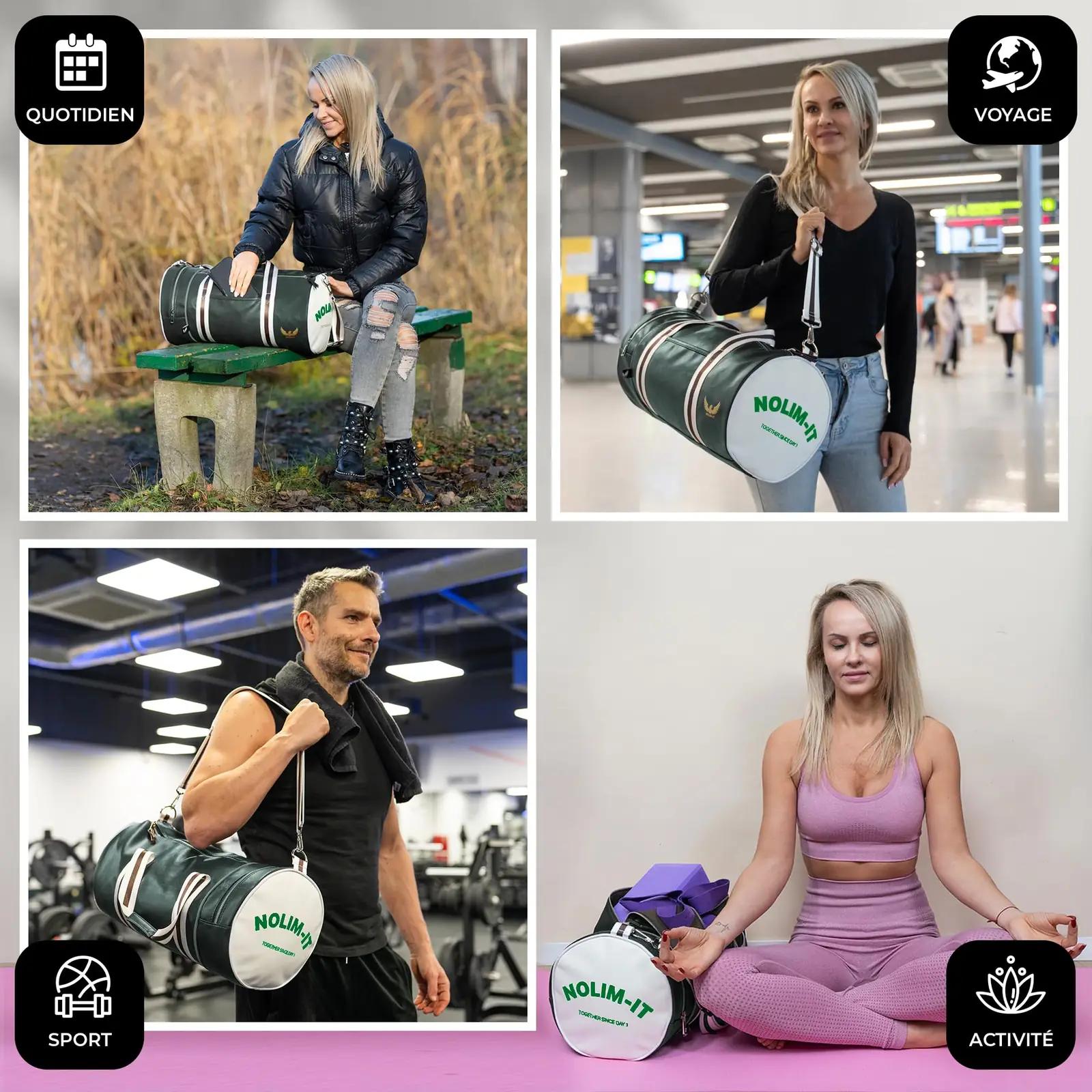 Nolim-it elegantne veekindel sportkott – kunstnahk, reisimiseks – pilt 7