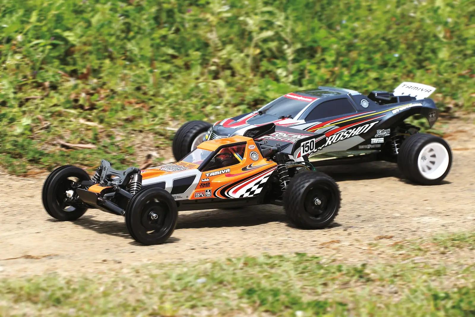 TAMIYA oranzh polypropüleenist RC-mudeli komplekt – kinkieelistus – kasutusnäide