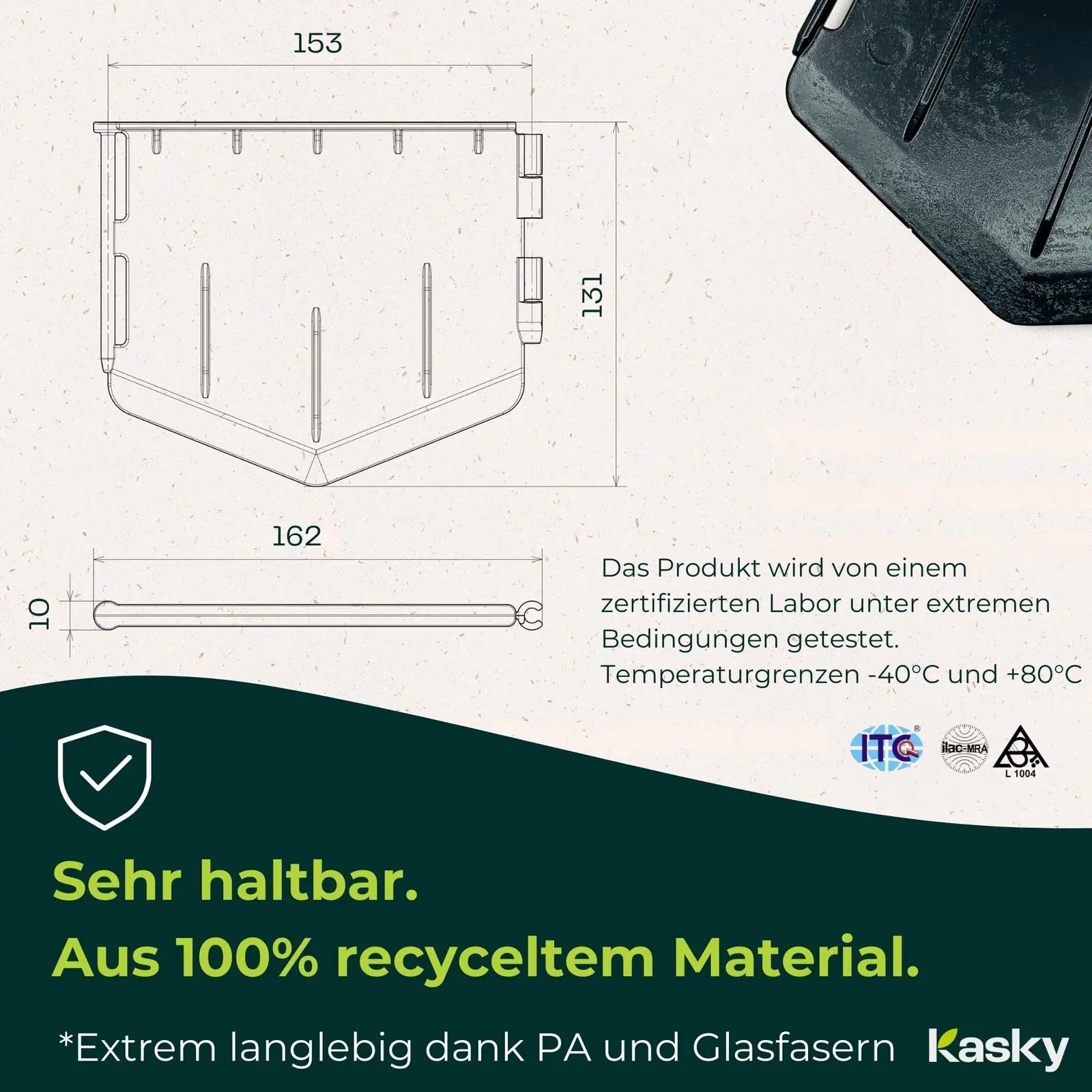 Kasky tugev ja painduv plastikpiire aeda – 10,7 m – lisavaade
