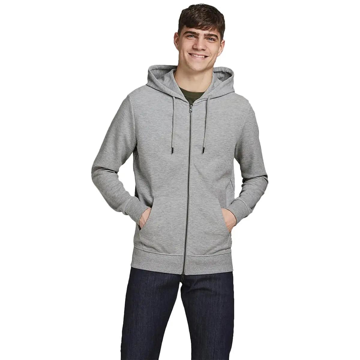 JACK & JONES pehme puuvillane kapuutsiga dressipluus