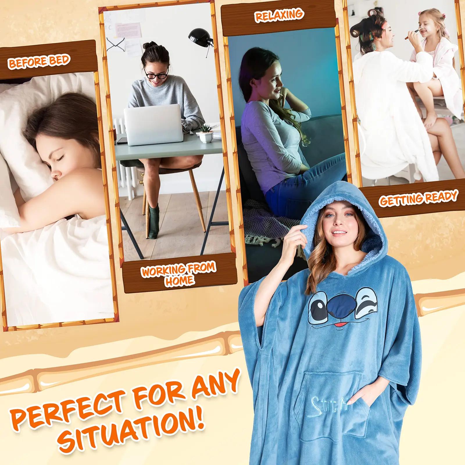 Disney pehme Sherpa kapuutsiga oversize huppar – soe kingitus – lisavaade