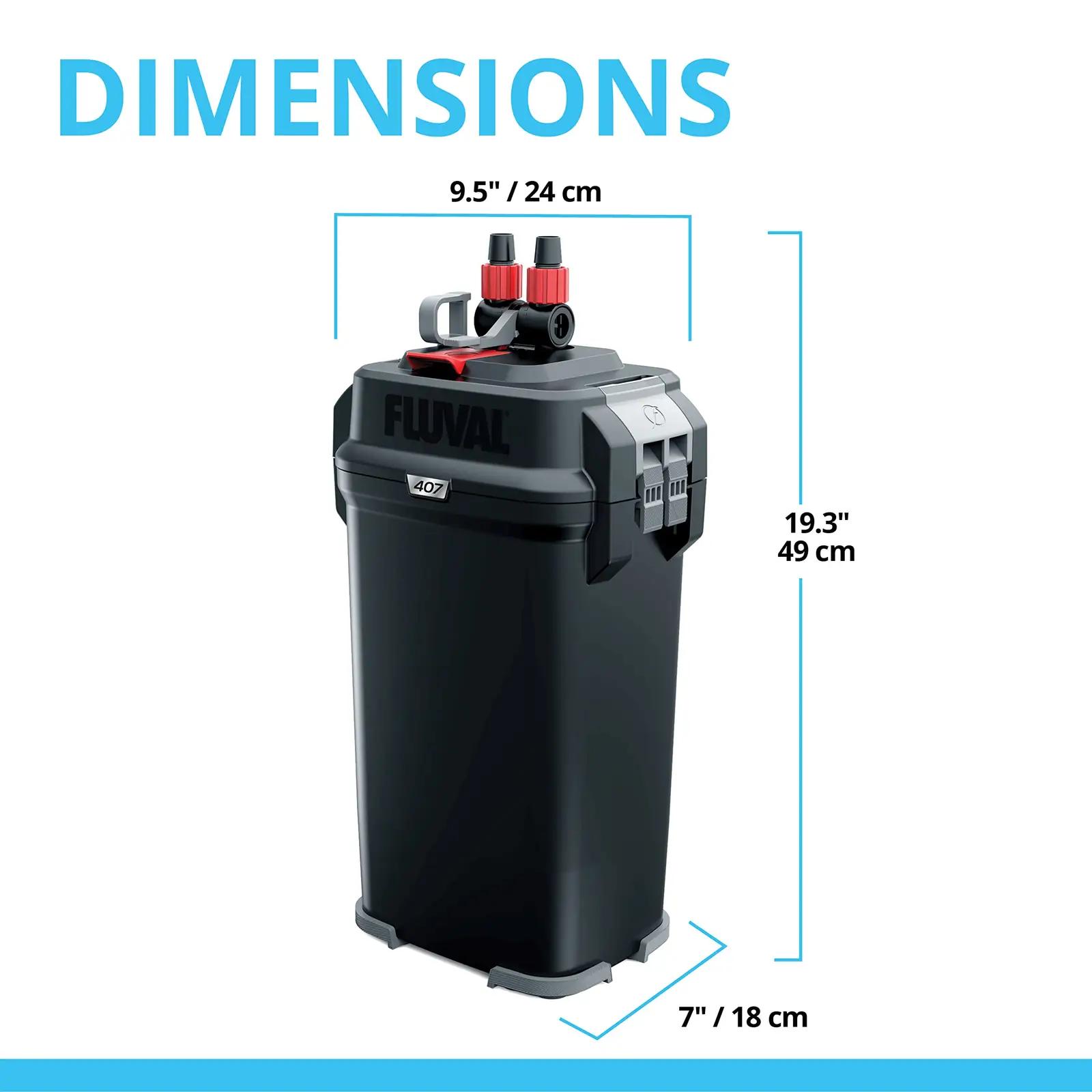 Fluval välisfilter A449 — vastupidav plastikust 400 l – pilt 7