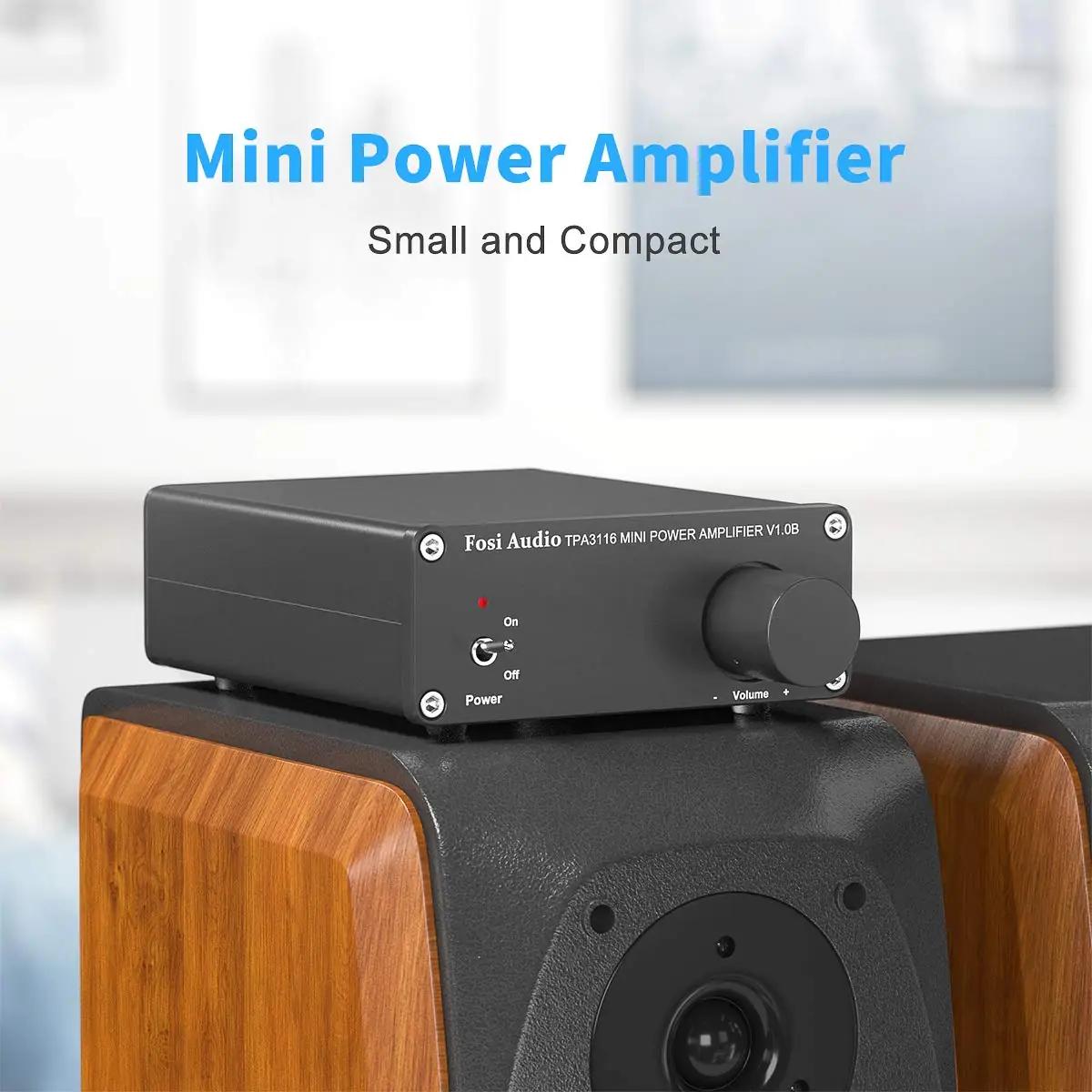 Fosi Audio kvaliteetne mini-HIFI võimendi — kompaktne heli – kasutusnäide