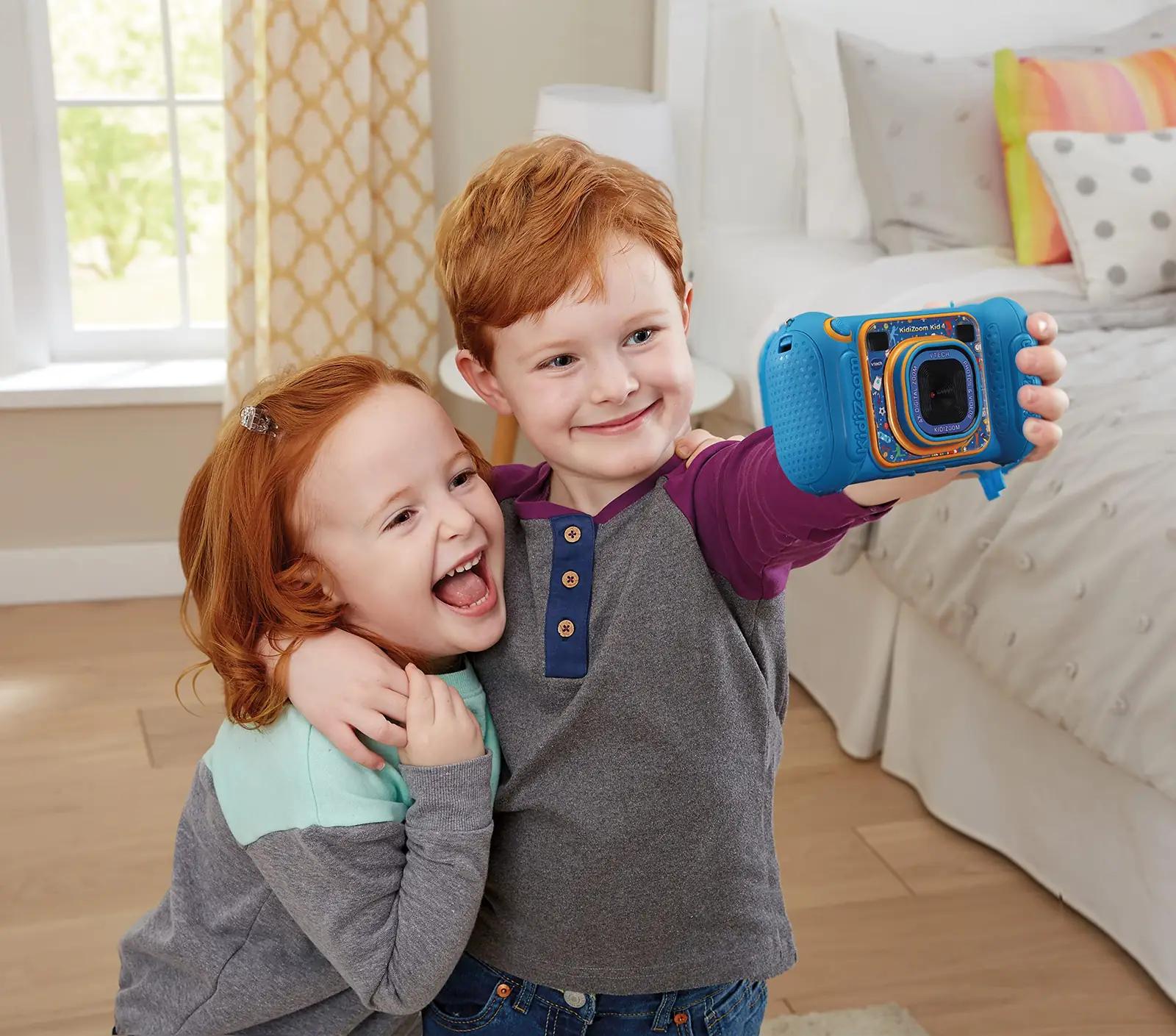 Vtech mänguline plastkaamera lastele – vastupidav ja turvaline – pakend ja tarvikud