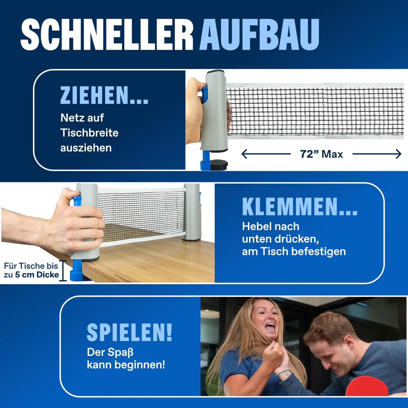 PRO-SPIN laudtennise komplekt puidust rekvisiitide ja netiga – lisavaade