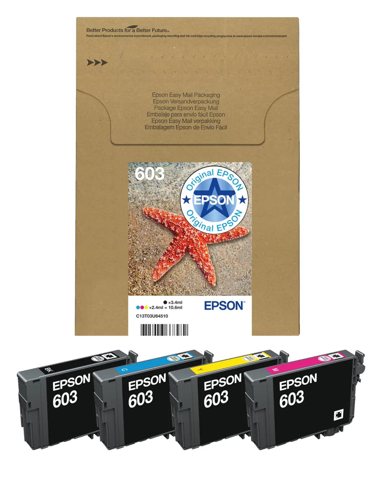 Epson originaalne tindikomplekt – standardne 4-värvi multipakk