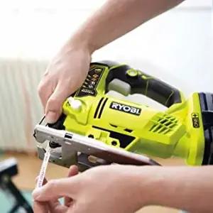 RYOBI R18JS-0 saed – detailne lähivaade