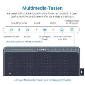HUION hs611 arvutid ja tarvikud – detailne lähivaade
