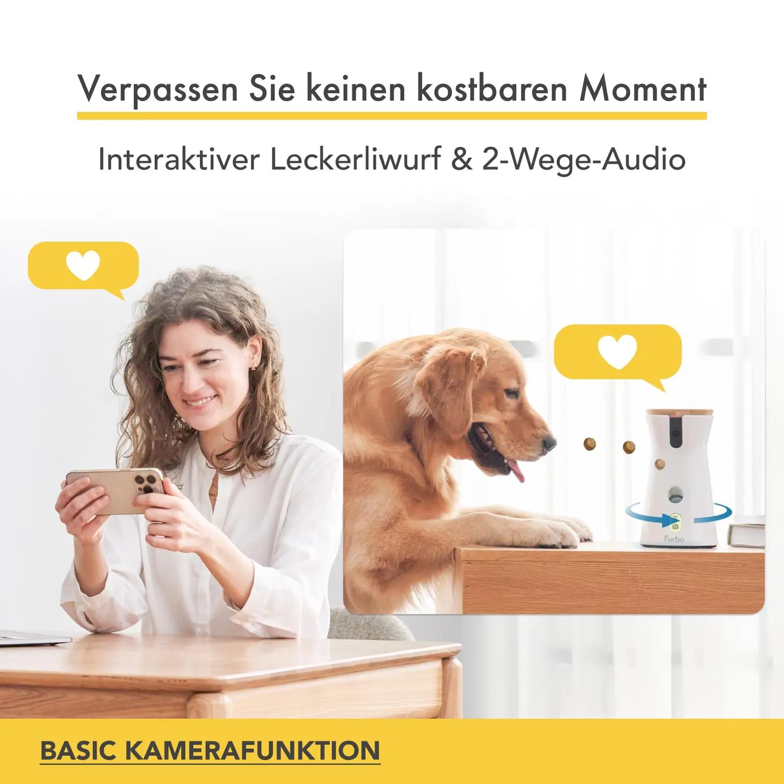 Furbo koerakaamera 360° vaatega — reaalajas jälgimine ja – lisavaade